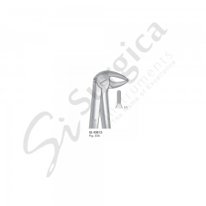 Extracting Forceps, English Pattern Fig. 33A Lower Roots, Slender Jaw