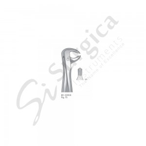 Extracting Forceps, English Pattern Fig. 73 Lower Molars 