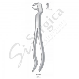 Extracting Forceps, Anatomical Handle 1-22 ½  L Left