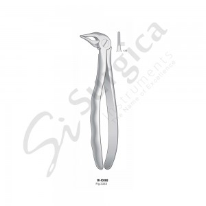 Extracting Forceps, Anatomical Handle Fig.333 S Lower Very Fine Roots