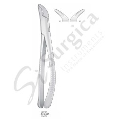 Extracting Forceps, American Pattern Fig.151 Lower Incisors, Premolars, Roots 