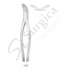 Extracting Forceps, American Pattern Fig. 203 Lower Incisors, Premolars, Roots 