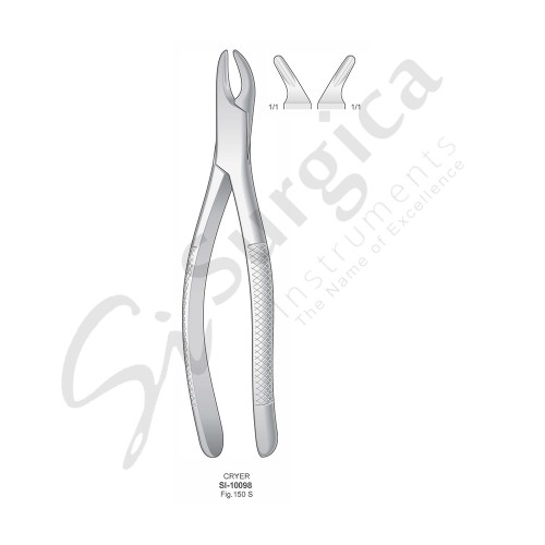 Extracting Forceps, American Pattern Fig.150S Obere