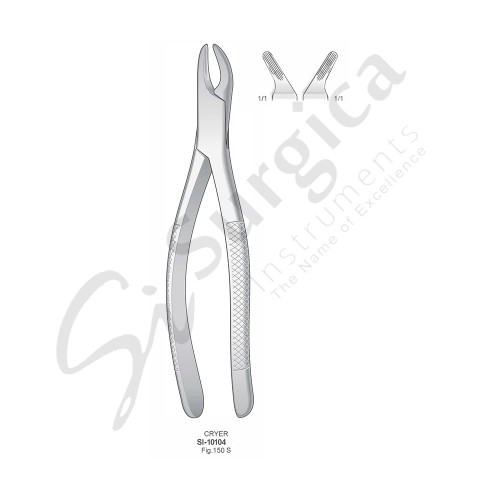 Extracting Forceps, American Pattern Fig.150 S For Children