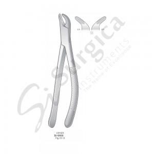 Extracting Forceps, American Pattern Fig.151 S For Children 