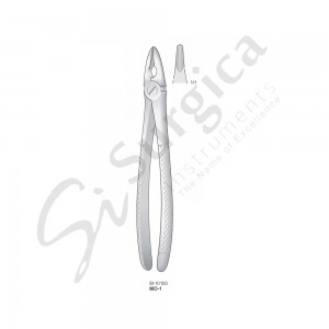 Extracting Forceps, American Pattern MD-1 Upper Incisors, Bicuspids and Roots