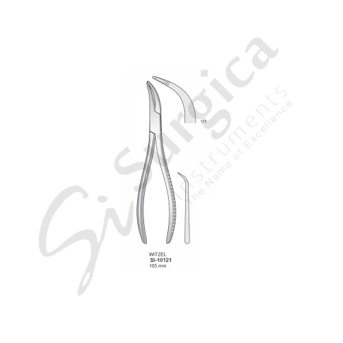 Witzel Extracting Forceps 165 mm Lower Roots, Universal
