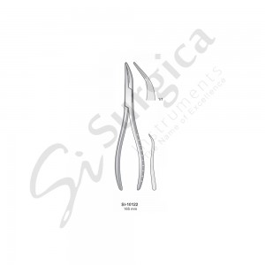 Extracting Forceps 165 mm Upper Roots, Universal 