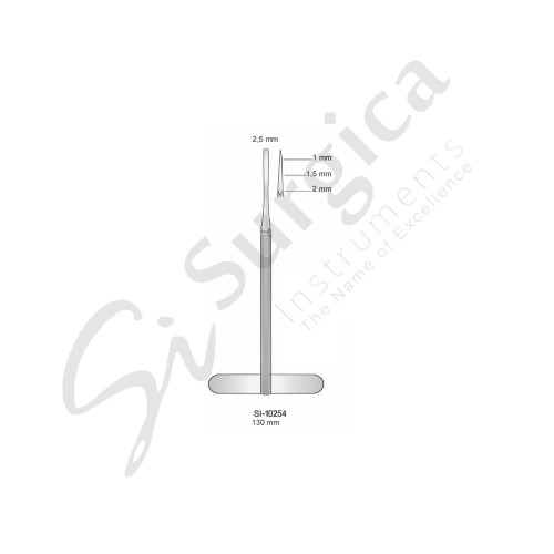 Root Elevator Chisel Straight 130 mm