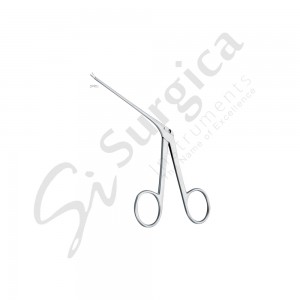 Belucci Micro Ear Scissors Curved To Left, Sharp/Sharp x = 75 mm – 3 "