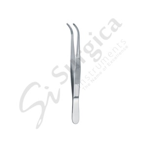 Standard Dressing Forceps Narrow Curved 105 mm