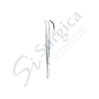 Gerald Dressing Forceps Curved 180 mm