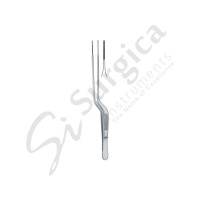 Gerald Dressing Forceps Angular 180 mm