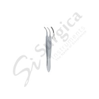 Graefe Iris Forceps Curved 70 mm