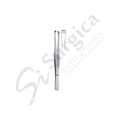 Stone Tissue Forceps 150 mm Teeth 4 x 5