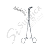 Sarot Bronchus And Vascular Clamps Curved Pins Right 230 mm