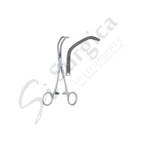 Baby-Satinsky Bronchus And Vascular Clamps Curved 15 cm