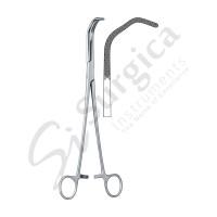 Satinsky Bronchus And Vascular Clamps Curved 265 mm Fig. 1