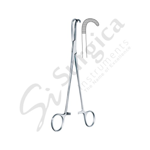 Desjardins Clamp And Peritoneal Forceps Extra Curved 200 mm 