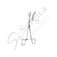 Mikulicz Clamp And Peritoneal Forceps Curved 140 mm Teeth 1 x 2