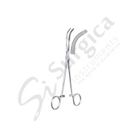 Mikulicz Clamp And Peritoneal Forceps Curved 200 mm Teeth 1 x 2
