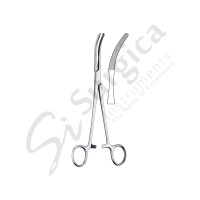 Mikulicz Clamp And Peritoneal Forceps Curved 200 mm - 8" Teeth 1 x 2