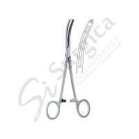 Maingot Clamp And Peritoneal Forceps Curved 205 mm Teeth 1 x 2