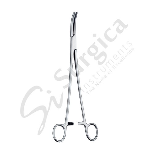 Wertheim Clamp And Peritoneal Forceps Curved 250 mm