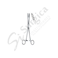 Ulrich Sponge holding Forceps Curved 220 mm