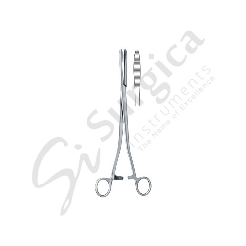 Collin Sponge Holding Forceps Straight 25 cm