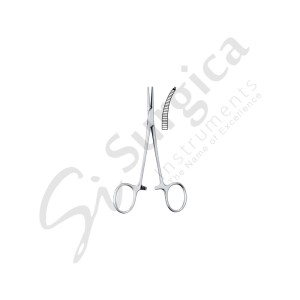Halsted-Mosquito Haemostatic Forceps Curved 125 mm Teeth 1 x 2