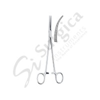 Heiss Haemostatic Forceps Curved 200 mm 