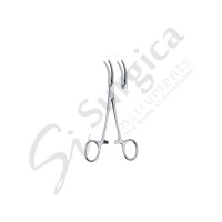 Dandy Haemostatic Forceps Curved to the Side 140 mm