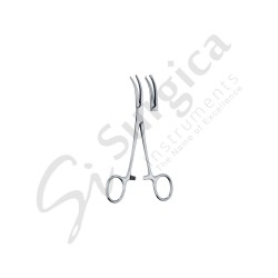 Dandy Haemostatic Forceps Curved to the Side 140 mm 1 x 2