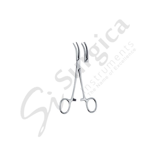 Dandy Haemostatic Forceps Curved to the Side 140 mm 1 x 2