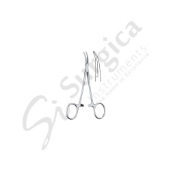 Mosquito-Dandy Haemostatic Forceps Curved to the Side 120 mm
