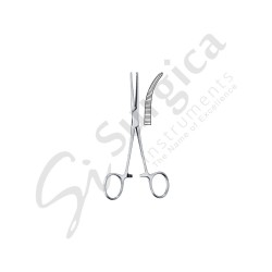 Kocher Haemostatic Forceps Delicate Pattern Curved 130 mm Teeth 1 x 2