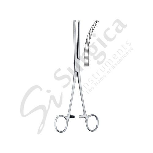 Ochsner-Kocher Haemostatic Forceps Curved 160 mm Teeth 1 x 2 Ochsner-Kocher Haemostatic Forceps Curved 160 mm Teeth 1 x 2