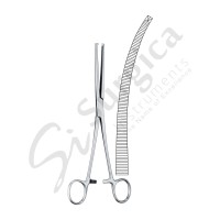 Ochsner-Kocher Haemostatic Forceps Curved 350 mm Teeth 1 x 2