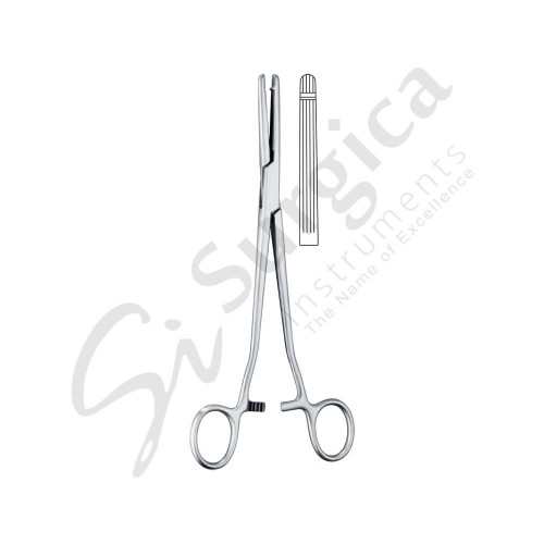 Heaney-Ballantine Hysterectomy Forceps Straight 210 mm 1 Teeth