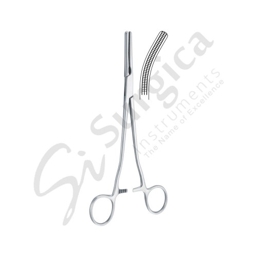 Rogers Hysterectomy Forceps Curved 215 mm Fig. 2