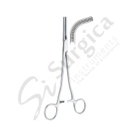 Rogers Hysterectomy Forceps Curved 205 mm Fig. 4