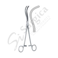 Guyon Kidney Pedicle And Gall Duct Forceps Curved 220 mm