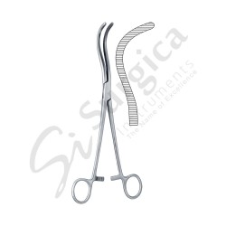 Guyon Kidney Pedicle And Gall Duct Forceps Curved 220 mm