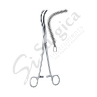 Guyon Kidney Pedicle Clamp Forceps Curved 230 mm