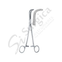Gray Kidney Pedicle And Gall Duct Forceps Curved 220 mm Fig. 1