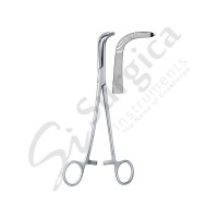 Gray Kidney Pedicle And Gall Duct Forceps Curved 230 mm Fig. 2 Teeth 1 x 2