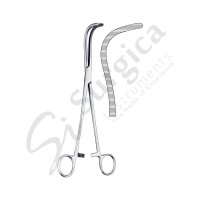 Guyon Kidney Pedicle And Gall Duct Forceps Curved Trauma 230 mm