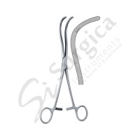 Mayo-Guyon Kidney Pedicle And Gall Duct Forceps Curved 230 mm