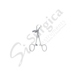 Towel Forceps With Clip For Tube 110 mm